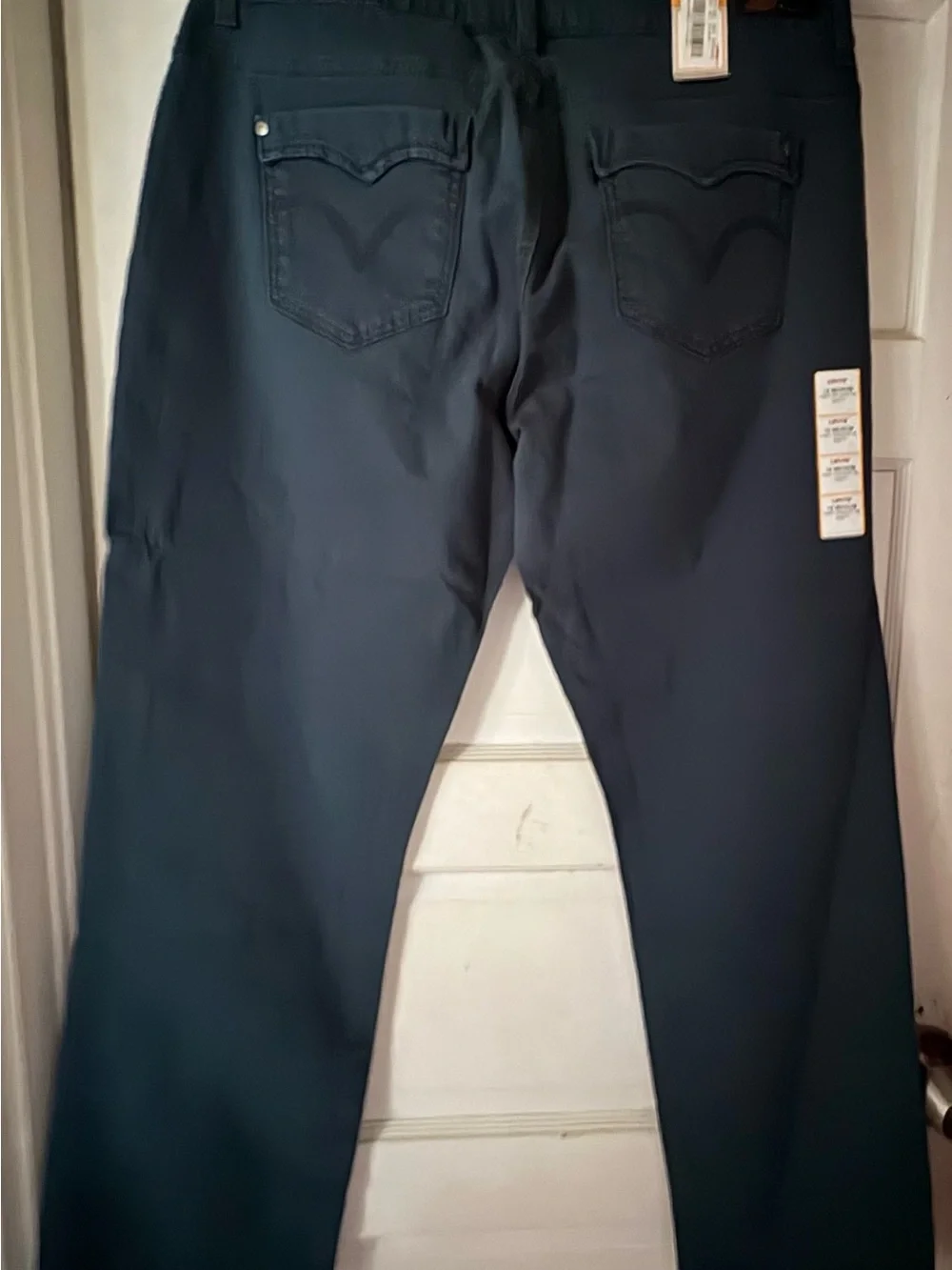 Levi's Women’s Forest Green Straight Jeans